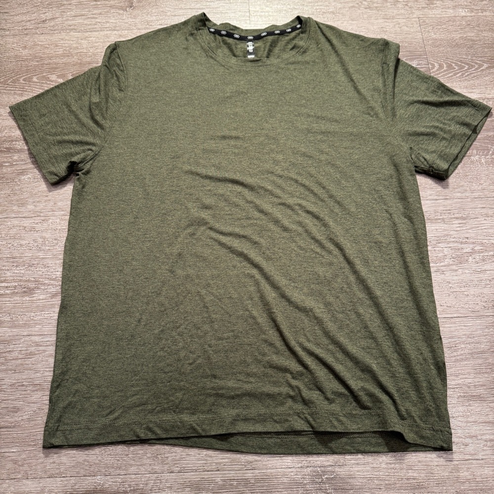 Legend Inspire Shirt Mens XL Green Activewear Gym Gorpcore Tee Performance